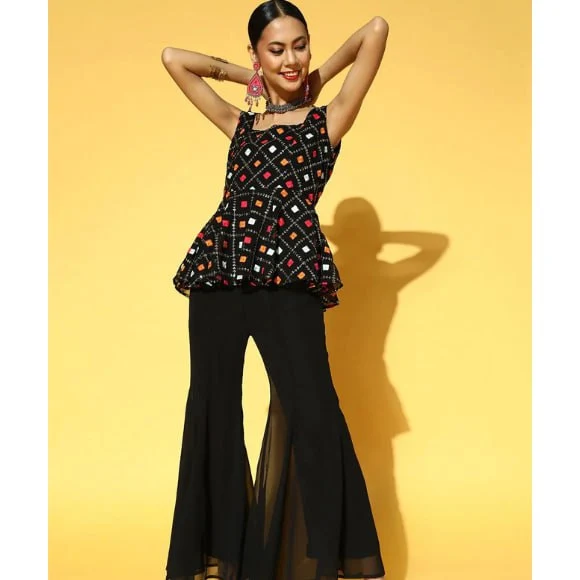 fusion kurt with palazzo pants