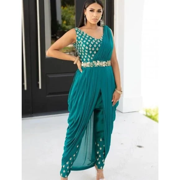 pant style saree