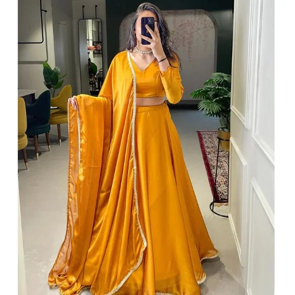 Silk Ghagra Choli: